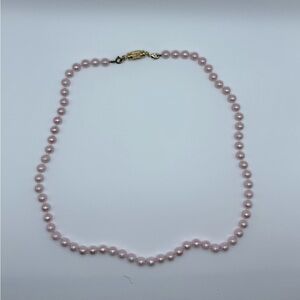 Pink Honora Pearl Necklace